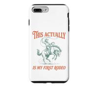 C'est en Fait Mon Premier rodéo, Un Cow-Boy, Un rodéo drôle Coque pour iPhone 7 Plus/8 Plus