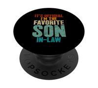 C'est enfin officiel I'm The Favorite Son In Law Retro PopSockets PopGrip Adhésif