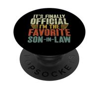 C'est enfin officiel I'm The Favorite Son In Law Retro PopSockets PopGrip Adhésif