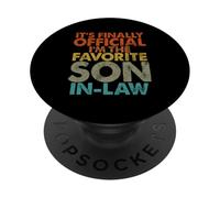 C'est enfin officiel I'm The Favorite Son In Law Retro PopSockets PopGrip Adhésif