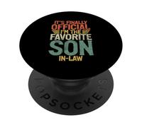 C'est enfin officiel I'm The Favorite Son In Law Retro PopSockets PopGrip Adhésif