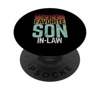 C'est enfin officiel I'm The Favorite Son In Law Retro PopSockets PopGrip Adhésif