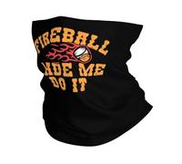 C'est Fireball Qui m'a Forcé À Le Faire Imprimé Bande De Cheveux Étanche À La Poussière Décoration Faciale Gaiter pour Ski Randonnée Adulte