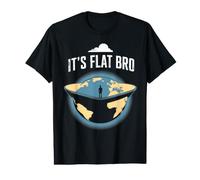 C'est Flat Bro - Flat Earth Society T-Shirt Graphique avec Valeur