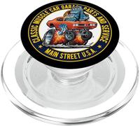 C'est Fou de Voitures ! Muscle Cars, Voitures Classiques, Dessin animé Hotrods PopSockets PopGrip pour MagSafe
