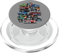 C'est Fou de Voitures ! Muscle Cars, Voitures Classiques, Dessin animé Hotrods PopSockets PopGrip pour MagSafe