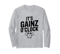 C'est Gainz O'Clock Gym Motivation Fitness Manche Longue