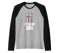 C'est inscrit dans Mon ADN, Fier d'être Originaire de Norvège Manche Raglan