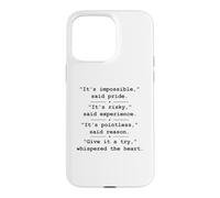 C'est Inutile pour Une Raison Donnez-Lui Un essai Coque pour iPhone 15 Pro Max