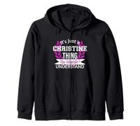 C'est Juste Christine Thing, tu ne comprendrais Pas Drôle de nom Sweat à Capuche