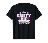 C'est Juste Kristy Thing Que tu ne comprendrais Pas Drôle de nom T-Shirt Graphique avec Valeur
