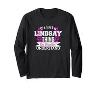 C'est Juste Lindsay Thing Que tu ne comprendrais Pas Drôle de nom Manche Longue