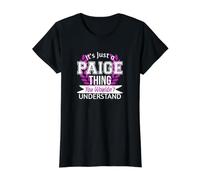 C'est Juste Paige Thing Que tu ne comprendrais Pas Drôle de nom T-Shirt Graphique avec Valeur, Femme, Noir, L