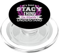 C'est Juste Stacy Thing Que tu ne comprendrais Pas Drôle de nom PopSockets PopGrip pour MagSafe