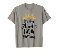 C'est la couronne des 80 ans de ma tante qui fête ses 80 ans T-Shirt