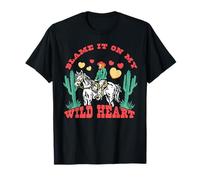 C'est la faute de Mon cœur Sauvage, Western Howdy Valentine Cowboy T-Shirt
