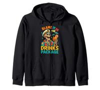 C'est la faute du Forfait Boissons Skeleton Vacation Cruise Fun Sweat à Capuche