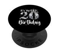 C'est la fête de Mes 20 Ans PopSockets PopGrip Adhésif