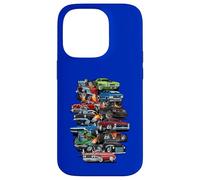C'est la Folie des Voitures ! Muscle Cars, Voitures Classiques et Dessin animé Hotrods Coque pour iPhone 14 Pro