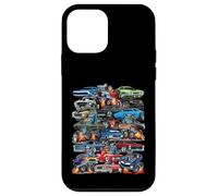 C'est la Folie des Voitures ! Muscle Cars, Voitures Classiques et Dessin animé Hotrods Coque pour iPhone 12 Mini