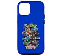 C'est la Folie des Voitures ! Muscle Cars, Voitures Classiques et Dessin animé Hotrods Coque pour iPhone 12/12 Pro
