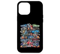 C'est la Folie des Voitures ! Muscle Cars, Voitures Classiques et Dessin animé Hotrods Coque pour iPhone 12 Pro Max