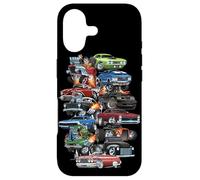 C'est la Folie des Voitures ! Muscle Cars, Voitures Classiques et Dessin animé Hotrods Coque pour iPhone 17