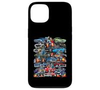 C'est la Folie des Voitures ! Muscle Cars, Voitures Classiques et Dessin animé Hotrods Coque pour iPhone 13
