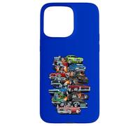 C'est la Folie des Voitures ! Muscle Cars, Voitures Classiques et Dessin animé Hotrods Coque pour iPhone 15 Pro Max