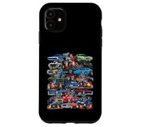 C'est la Folie des Voitures ! Muscle Cars, Voitures Classiques et Dessin animé Hotrods Coque pour iPhone 11