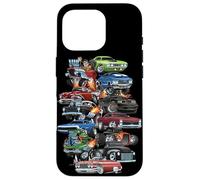 C'est la Folie des Voitures ! Muscle Cars, Voitures Classiques et Dessin animé Hotrods Coque pour iPhone 16 Pro