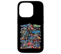 C'est la Folie des Voitures ! Muscle Cars, Voitures Classiques et Dessin animé Hotrods Coque pour iPhone 14 Pro