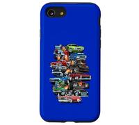 C'est la Folie des Voitures ! Muscle Cars, Voitures Classiques et Dessin animé Hotrods Coque pour iPhone SE (2020) / 7/8