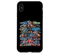 C'est la Folie des Voitures ! Muscle Cars, Voitures Classiques et Dessin animé Hotrods Coque pour iPhone XS Max