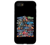 C'est la Folie des Voitures ! Muscle Cars, Voitures Classiques et Dessin animé Hotrods Coque pour iPhone SE (2020) / 7/8