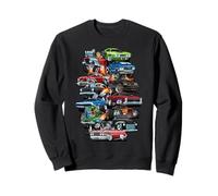C'est la Folie des Voitures ! Muscle Cars, Voitures Classiques et Dessin animé Hotrods Sweatshirt