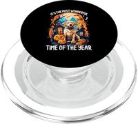 C'est la période la Plus Merveilleuse de l'année Halloween Labrador PopSockets PopGrip pour MagSafe