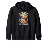 C'est la période la Plus Merveilleuse de l'année Halloween Labrador Sweat à Capuche