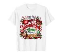 C'est la Plus Merveilleuse période de l'année en Famille de Noël T-Shirt Graphique avec Valeur