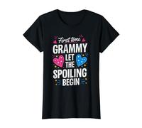 C'est la première Fois Que Grammy Let The Spoiling Begin est fière de sa Grand-mère T-Shirt Graphique avec Valeur, Femme, Noir, XL