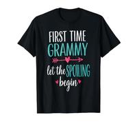 C'est la première Fois Que Grammy Let The Spoiling Begin est fière de sa Grand-mère T-Shirt Graphique avec Valeur