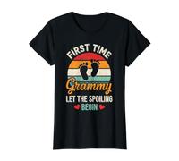 C'est la première Fois Que Grammy Let The Spoiling Begin est fière de sa Grand-mère T-Shirt Graphique avec Valeur, Femme, Noir, M