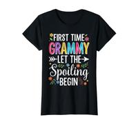 C'est la première Fois Que Grammy Let The Spoiling Begin est fière de sa Grand-mère T-Shirt Graphique avec Valeur, Femme, Noir, S