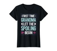 C'est la première Fois Que Grand-mère Laisse Le gâter, fière Grand-mère T-Shirt Graphique avec Valeur, Femme, Noir, XS