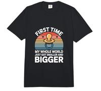 C'est la première Fois Que Je suis Maman, Mon Monde Entier est Plus Petit Comfort Colors Adult Heavyweight T-Shirt