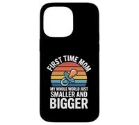 C'est la première Fois Que Je suis Maman, Mon Monde Entier est Plus Petit Coque pour iPhone 14 Pro Max