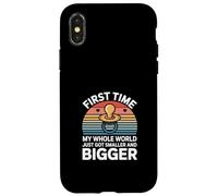 C'est la première Fois Que Je suis Maman, Mon Monde Entier est Plus Petit Coque pour iPhone X/XS