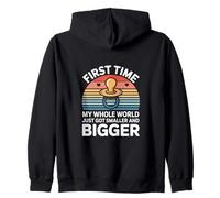 C'est la première Fois Que Je suis Maman, Mon Monde Entier est Plus Petit Sweat à Capuche