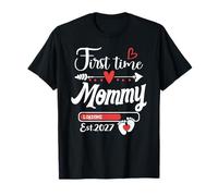 C'est la première Fois Que Maman 2027 Sera bientôt Maman et bébé T-Shirt