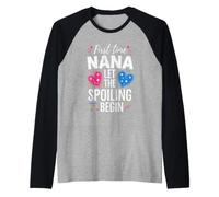 C'est la première Fois Que Nana Laisse Le gâter. Fière Grand-mère Manche Raglan